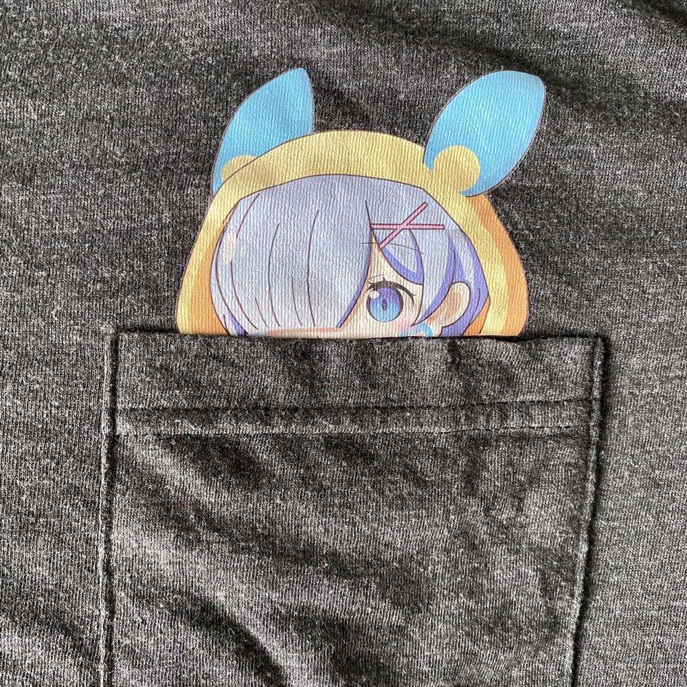 Re Zero Rem Pocket tee